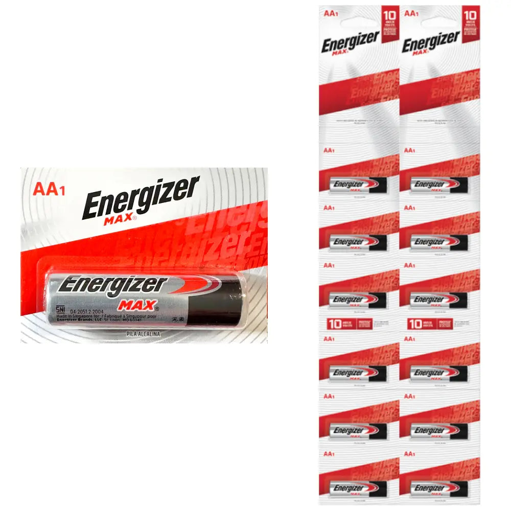 Pilas AA Energizer MAX Alcalinas - Pack 2 Unidades