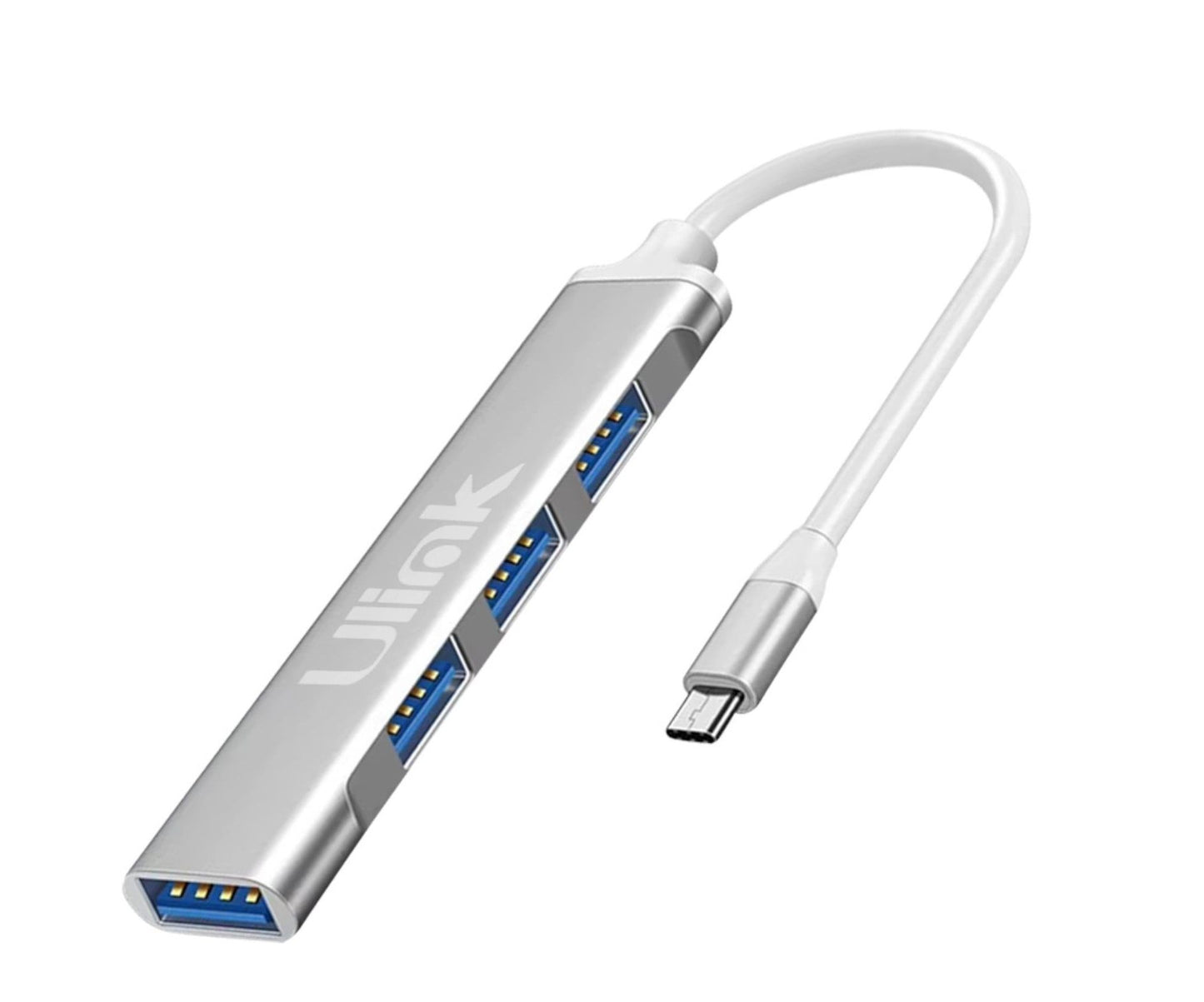 Hub USB-C a 4 Puertos USB 3.0 Ulink - Aluminio Premium