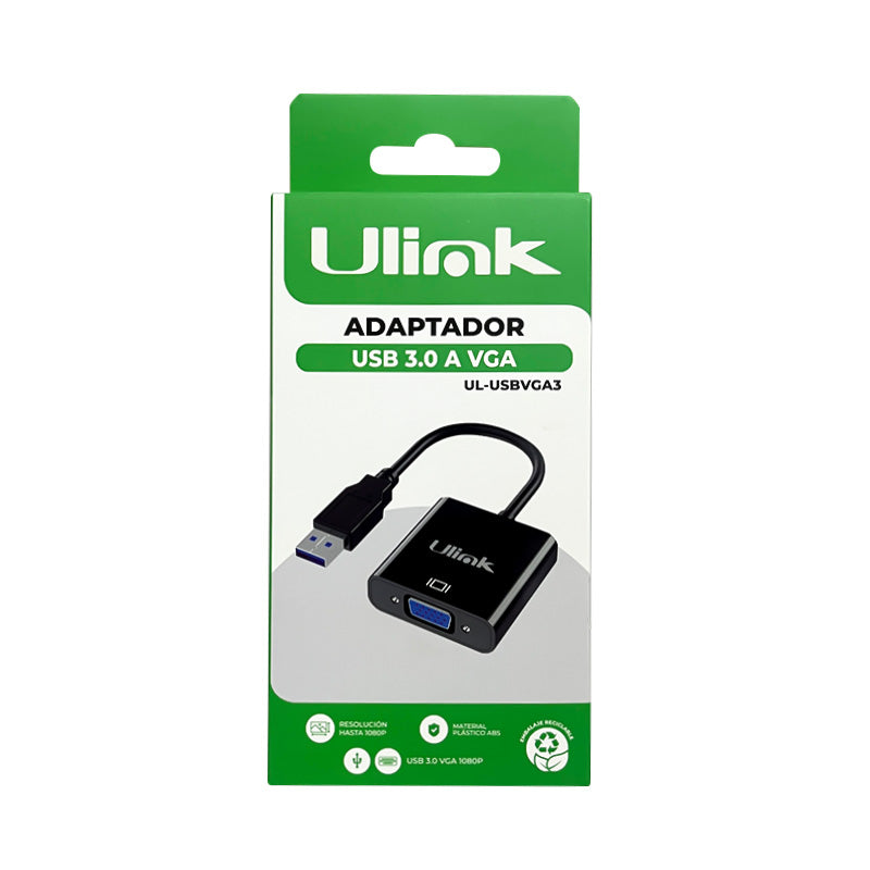 Adaptador USB 3.0 a VGA Full HD (UL-USBVGA3)