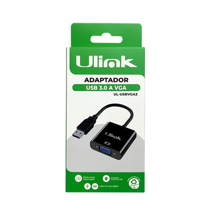 Adaptador USB 3.0 a VGA Full HD (UL-USBVGA3)