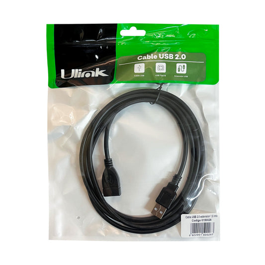 Cable USB 2.0 de Extensión (1.8M / 3M)
