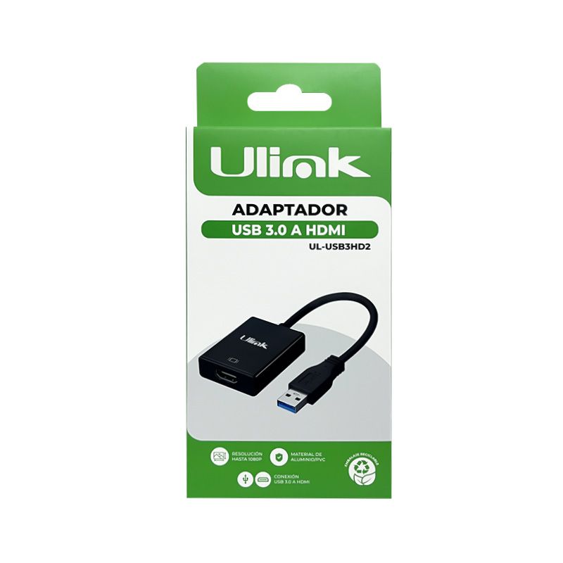 Adaptador USB 3.0 a HDMI Full HD 1080p ULINK UL-USB3HD2