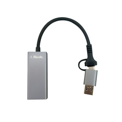 Adaptador USB Tipo C/A a Red Gigabit Ethernet 10/100/1000 Mbps (UL-GBUSBCA)