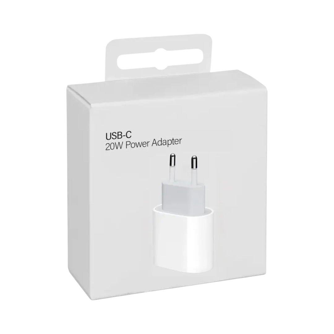 Cargador 20W Carga Rápida USB-C a USB-C (iPhone 15, 16 y Android)
