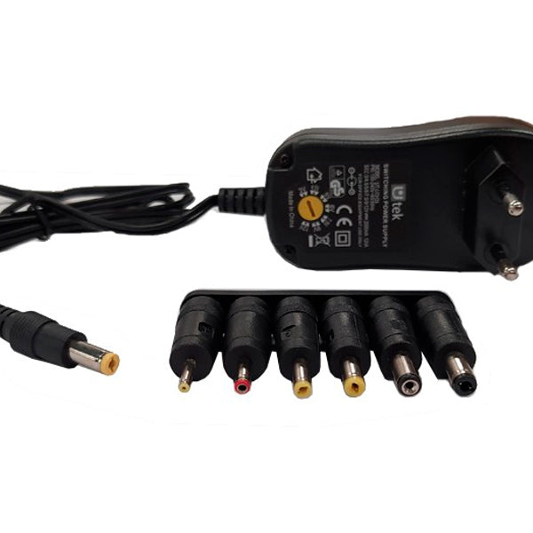 Cargador Universal Regulable 3V a 12V 2A Utek (UT-UCH24)