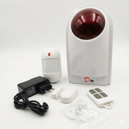 Kit Alarma Inalámbrica 433MHz - Sirena, Sensores y Control Remoto