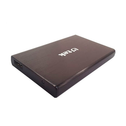 Cofre Porta Disco Duro SATA 2.5" USB 3.0 de Aluminio (Modelo: UT-HDD030BL)