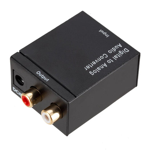 CONVERSOR AUDIO DIGITAL ÓPTICO A RCA | INCLUYE CABLE OPTICO