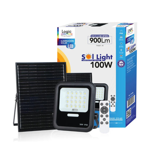 Proyector Solar LED Logic - Serie Profesional (60W / 100W / 150W)