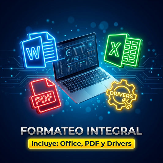 Formateo Integral + Optimización Pro (Office, PDF y Drivers)