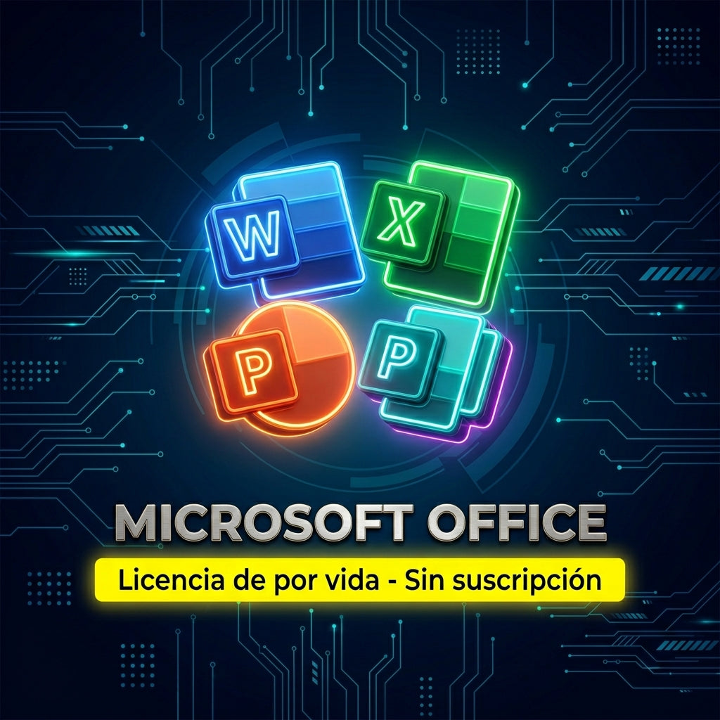 Microsoft Office Suite - Licencia Vitalicia (Pago Único)