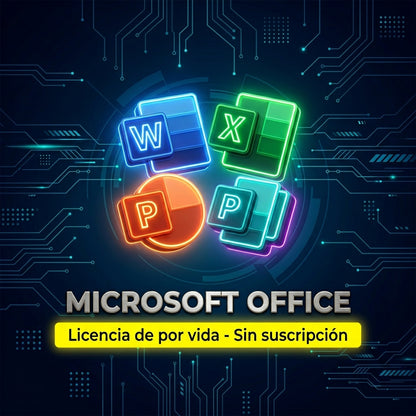 Microsoft Office Suite - Licencia Vitalicia (Pago Único)