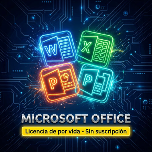 Microsoft Office Suite - Licencia Vitalicia (Pago Único)