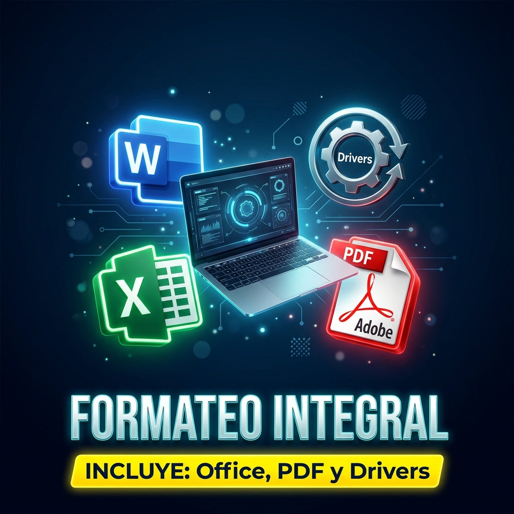 Formateo Integral + Optimización Pro (Office, PDF y Drivers)