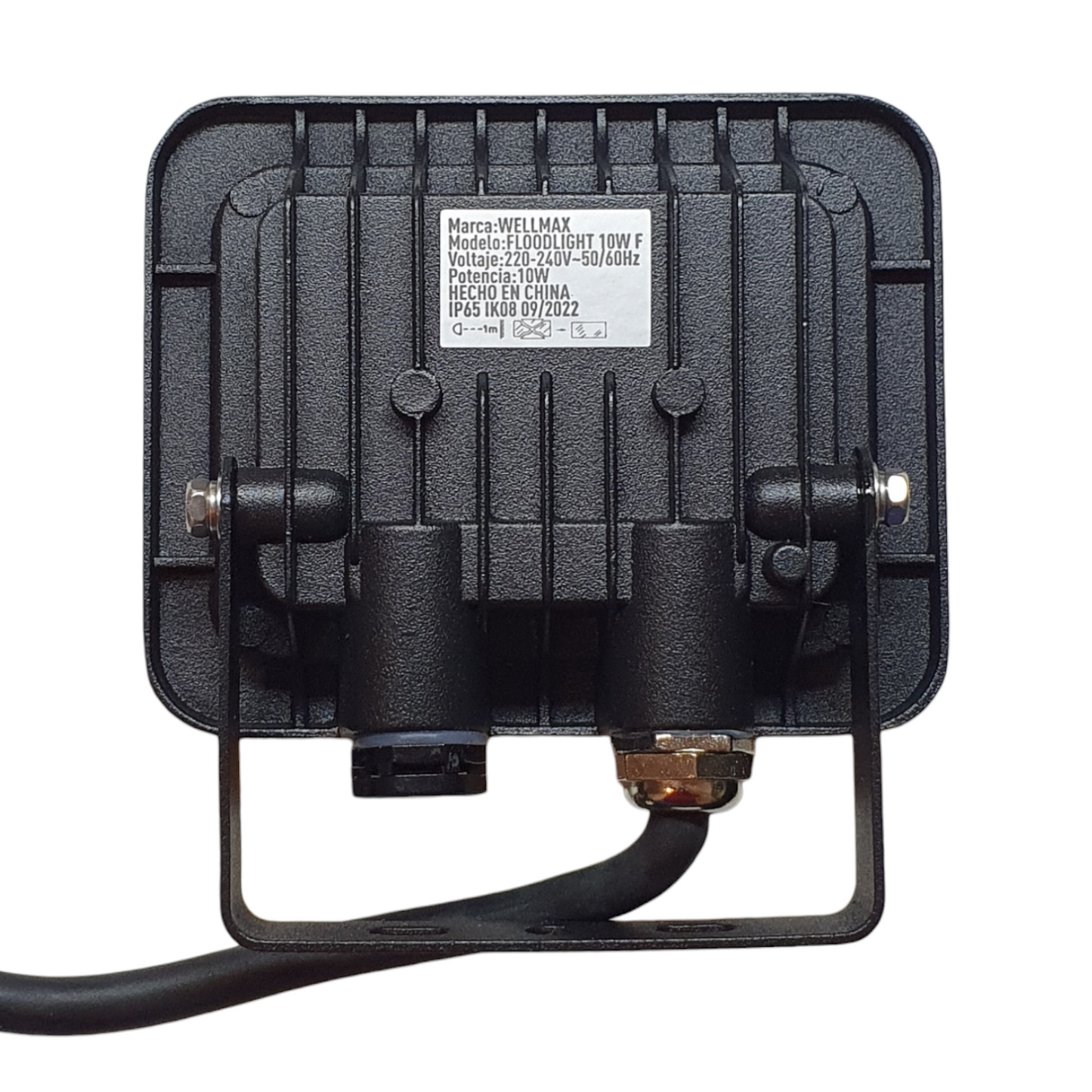 Proyector LED 10W Exterior Wellmax - Luz Fría (Samsung LED)
