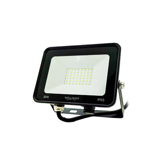 Proyector LED 30W Exterior Wellmax - Luz Fría (Samsung LED)