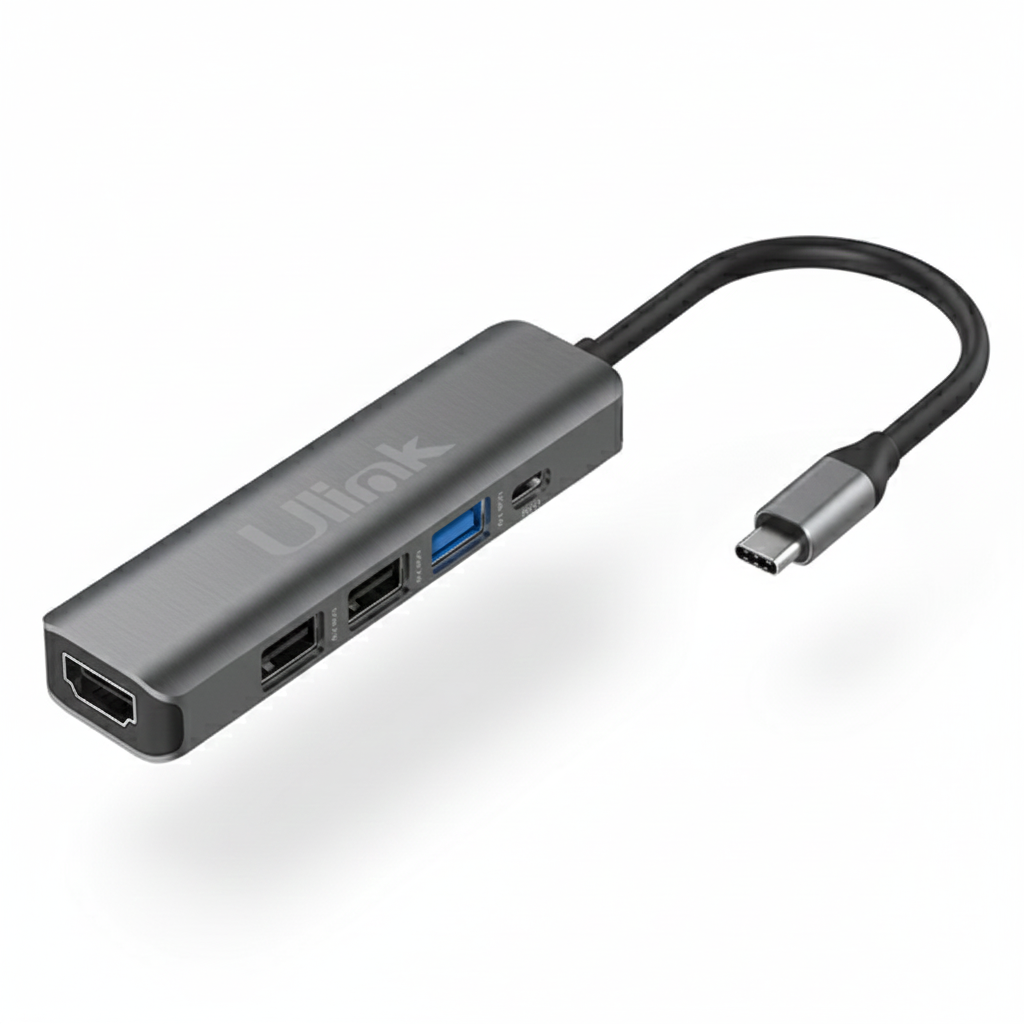 Hub USB-C 5 en 1 ULINK UL-ADC502 | 4K HDMI | USB 3.0