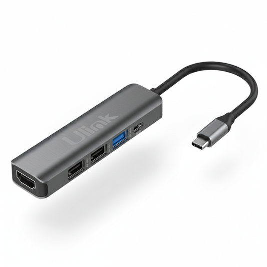 Hub USB-C 5 en 1 ULINK UL-ADC502 | 4K HDMI | USB 3.0
