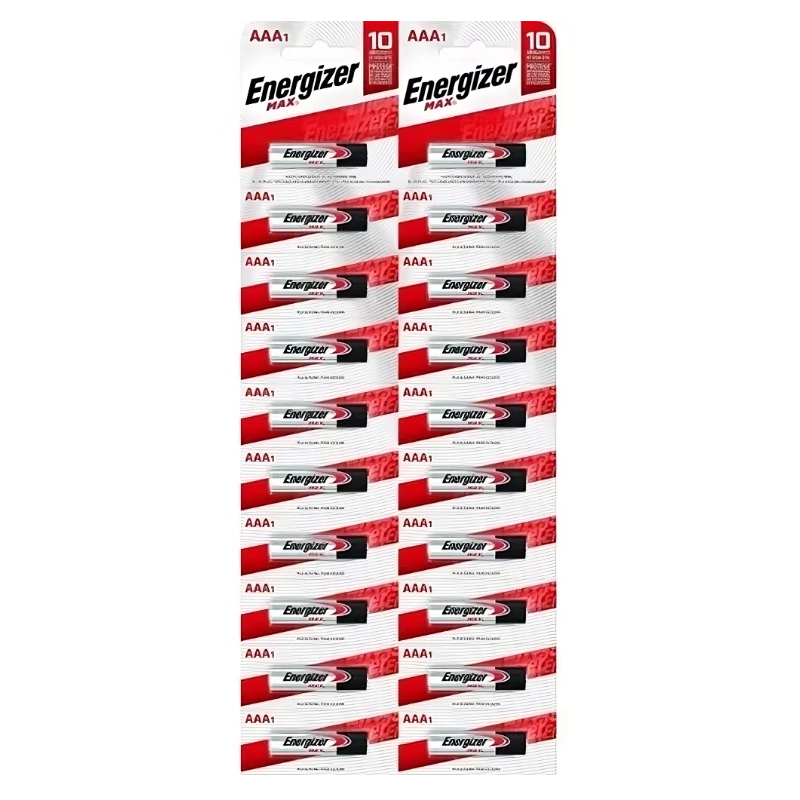 Pilas AAA Energizer MAX Alcalinas - Pack 2 Unidades